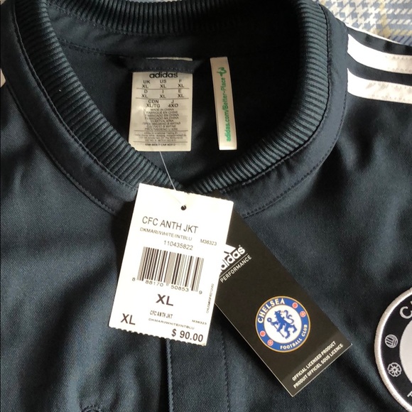 Adidas Men’s Chelsea FC Anthem Jacket - Picture 3 of 8